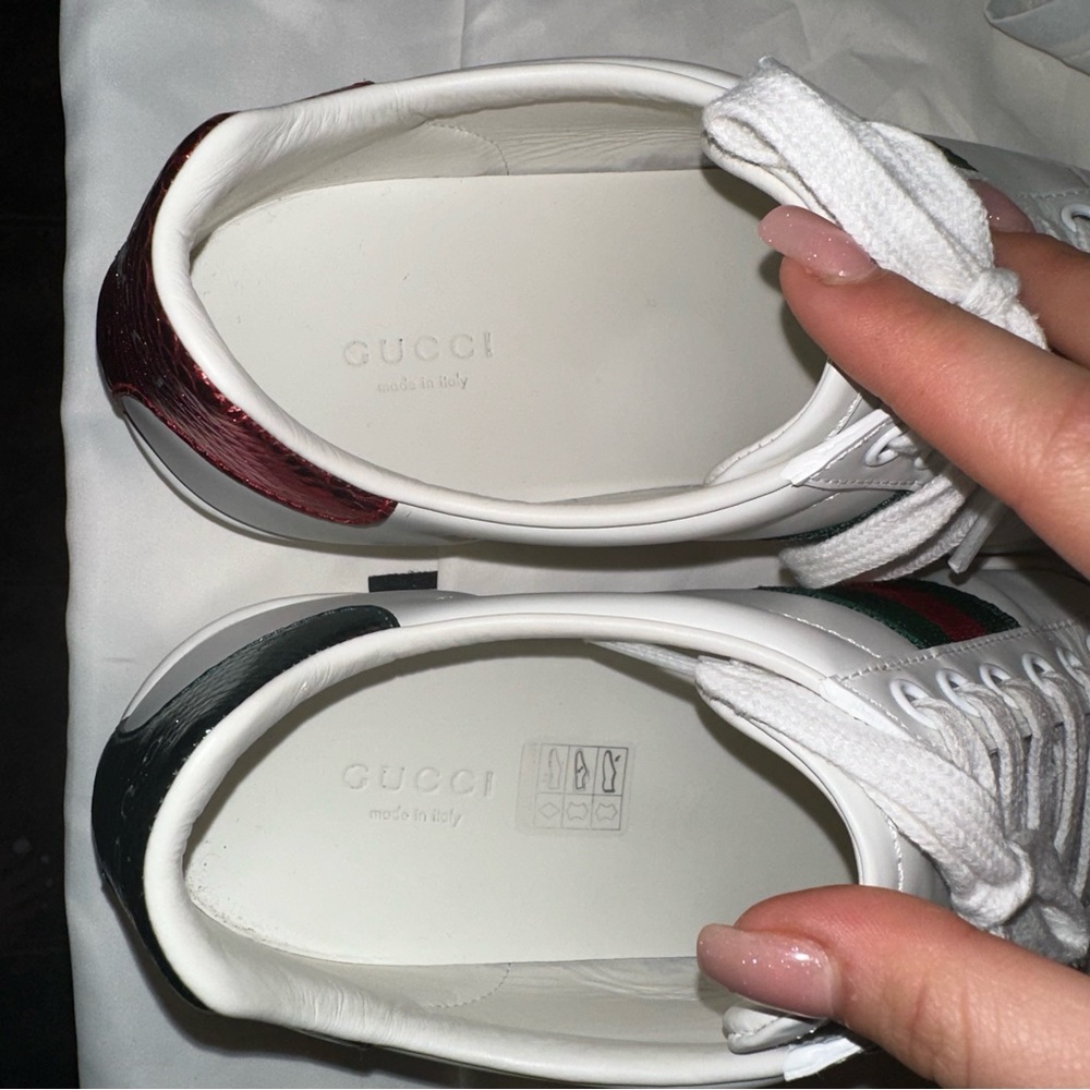 GUCCI WOMENS ACE SNEAKER - Picture 6 of 13